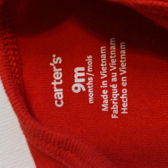 Carter's Christmas Holiday Bodysuits * 9M - Picture 4 of 6